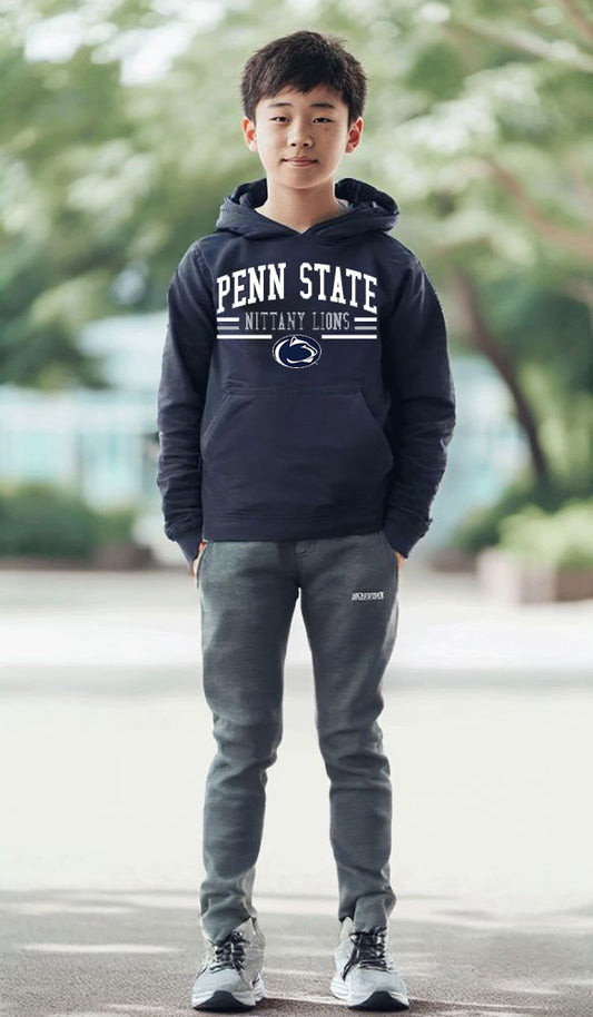 Penn State Nittany Lions Wes and Willy Toddler, Kids and Youth Long Sleeve Hooded T-Shirt
