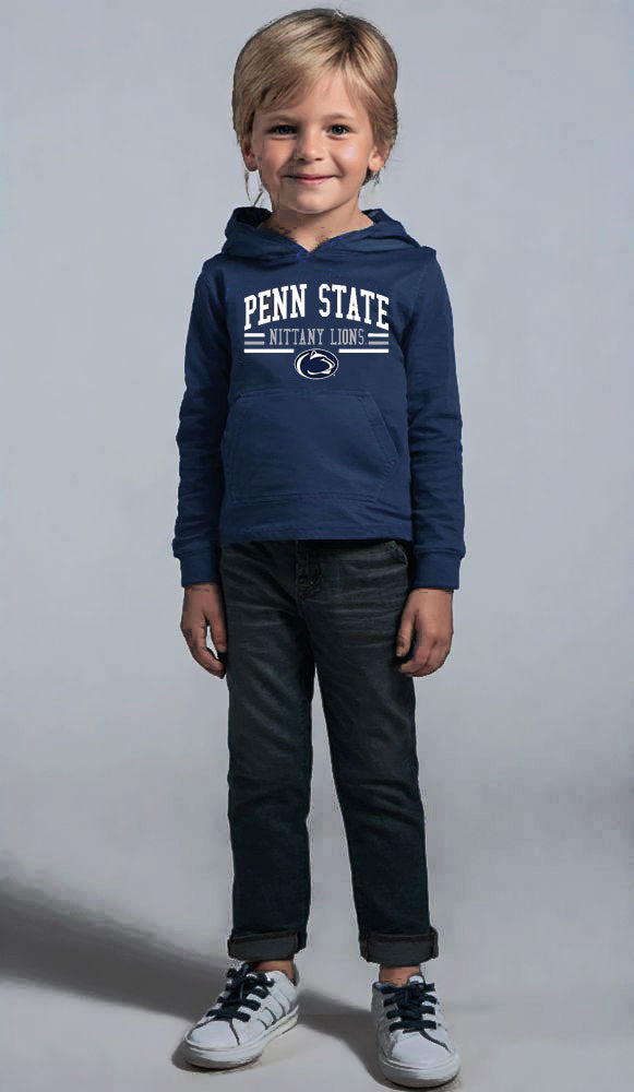 Penn State Nittany Lions Wes and Willy Toddler, Kids and Youth Long Sleeve Hooded T-Shirt
