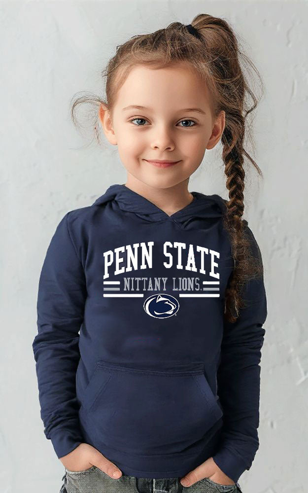 Penn State Nittany Lions Wes and Willy Toddler, Kids and Youth Long Sleeve Hooded T-Shirt