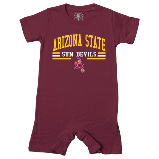 Arizona State Sun Devils Wes and Willy Baby College Team Shorts Romper