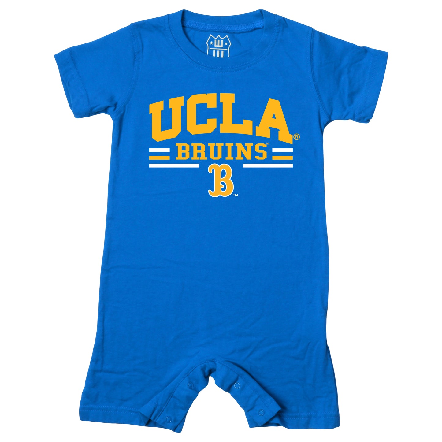 UCLA Bruins Wes and Willy Baby College Team Shorts Romper