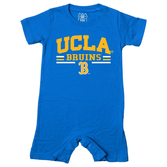 UCLA Bruins Wes and Willy Baby College Team Shorts Romper