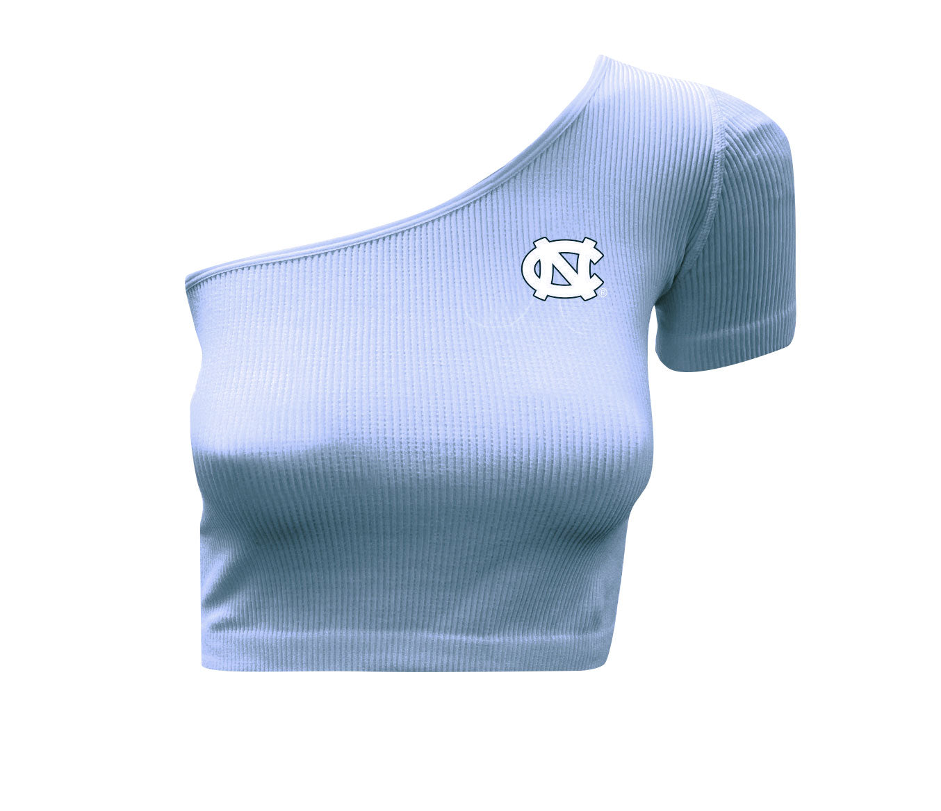 North Carolina Tar Heels Women's Wes and Willy One Shoulder Crop Top