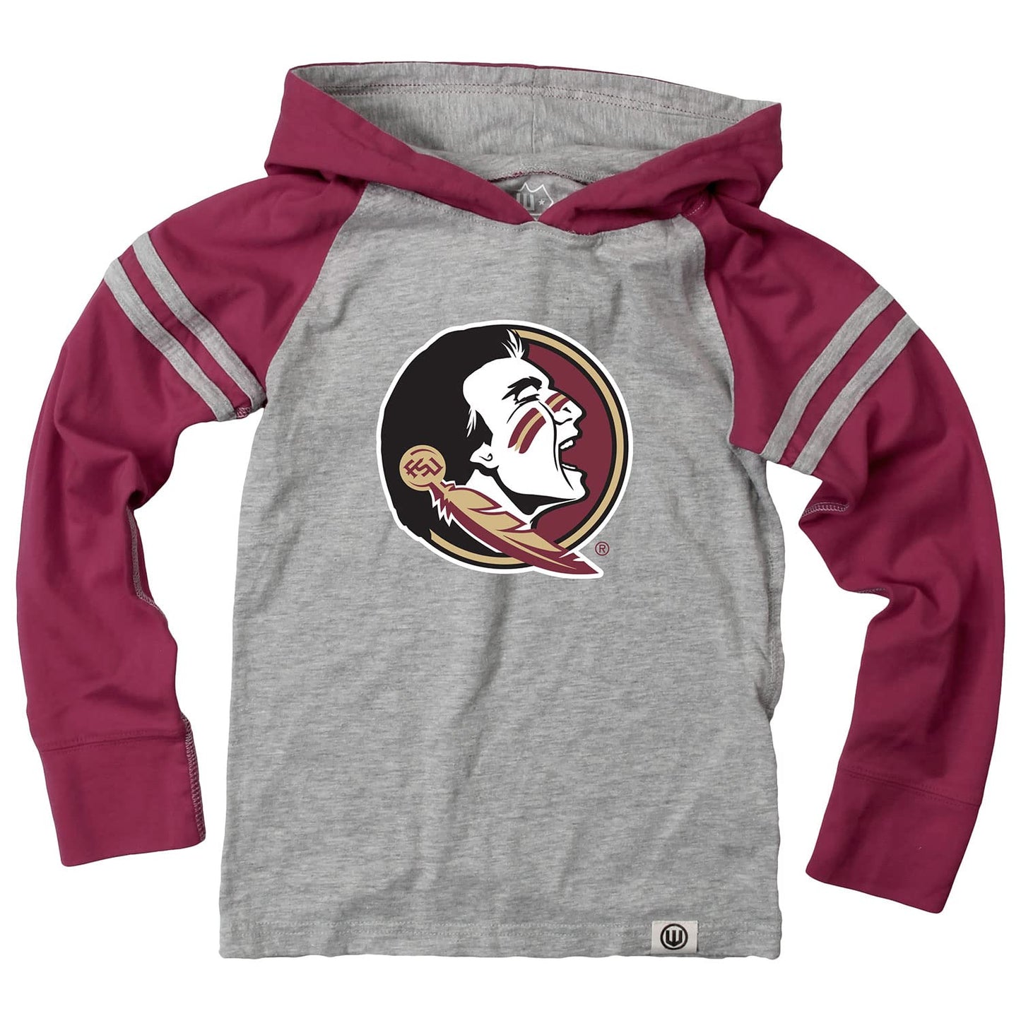 Florida State Seminoles Wes and Willy Toddler Long Sleeve Hooded T-Shirt Striped