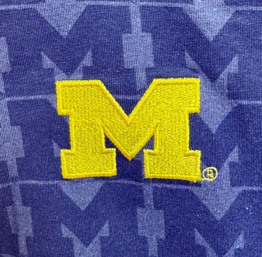 Michigan Wolverines Wes and Willy Infant and Toddler All Over Team Logo Outfit
