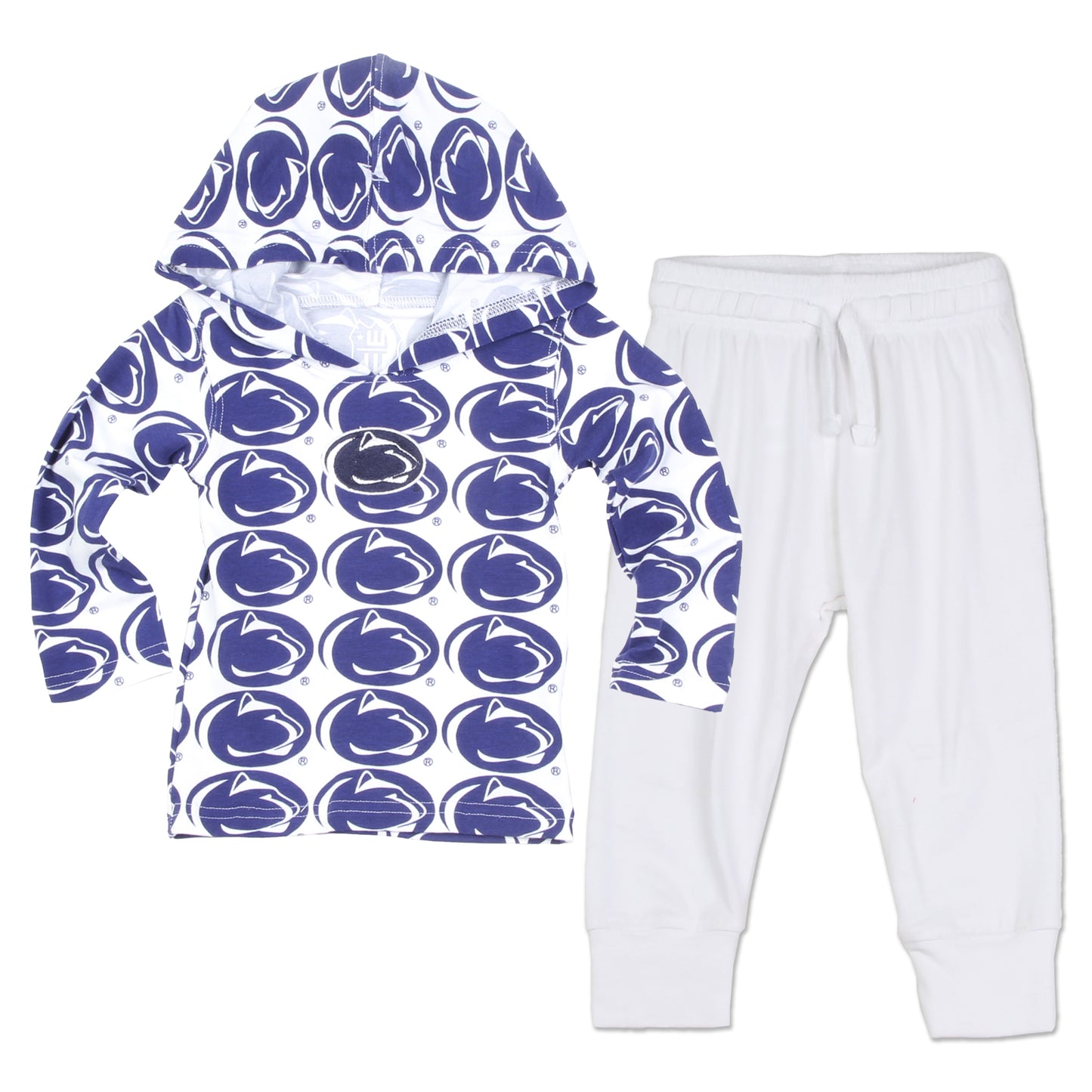 Penn State Nittany Lions Wes and Willy Infant and Toddler All Over Team Logo Outfit