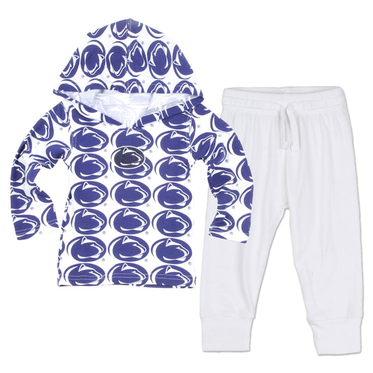 Penn State Nittany Lions Wes and Willy Infant and Toddler All Over Team Logo Outfit