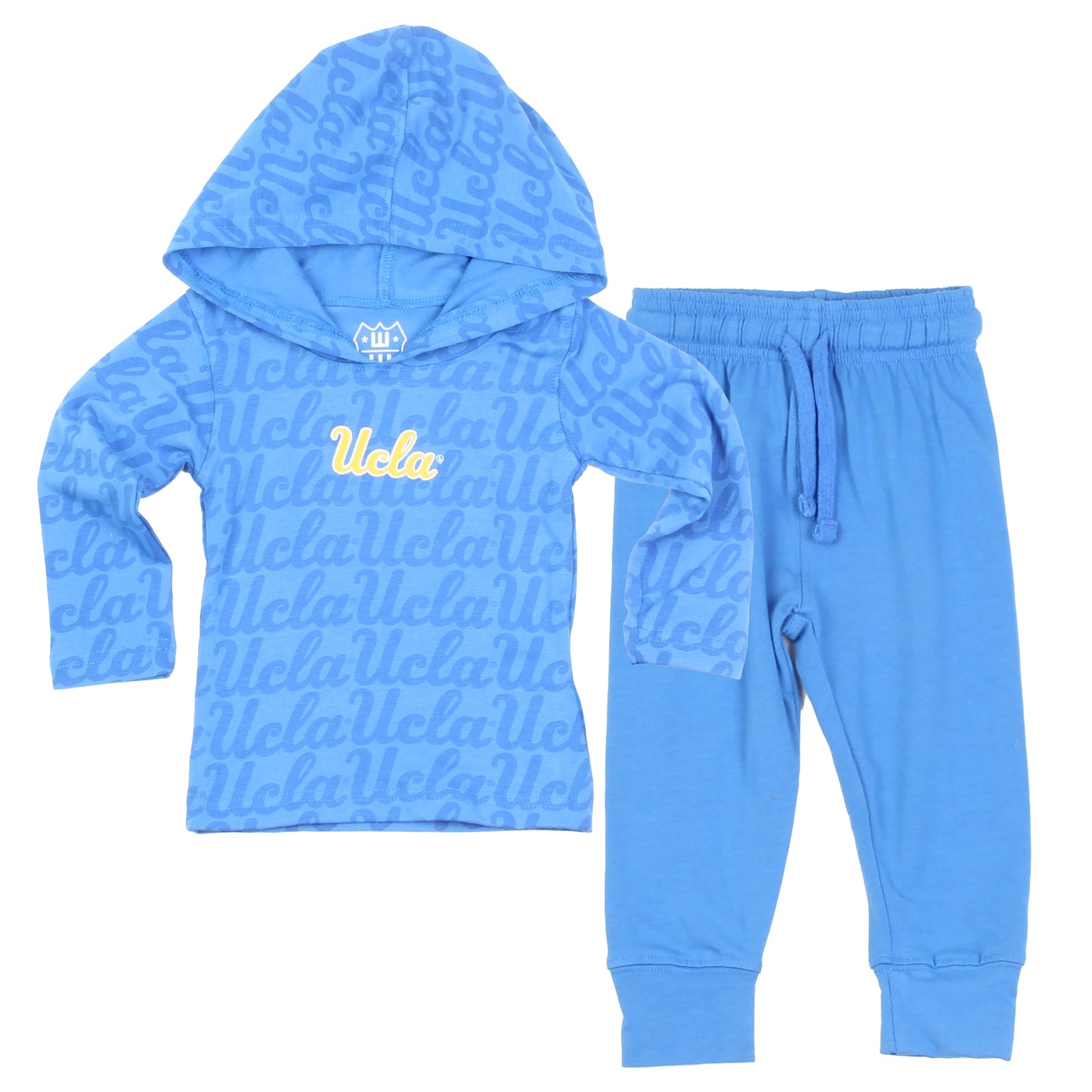 UCLA Bruins Wes and Willy Infant and Toddler All Over Team Logo Outfit