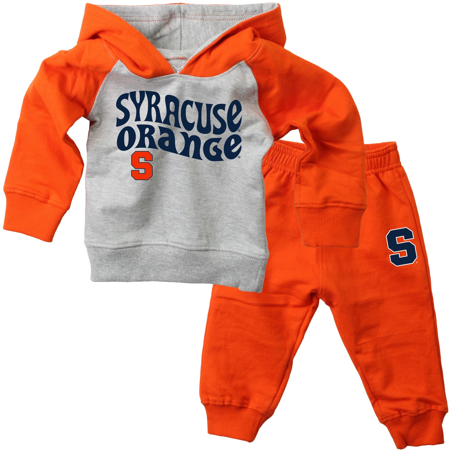 Syracuse Orange Wes and Willy NCAA Infant and Toddler Hoodie Set