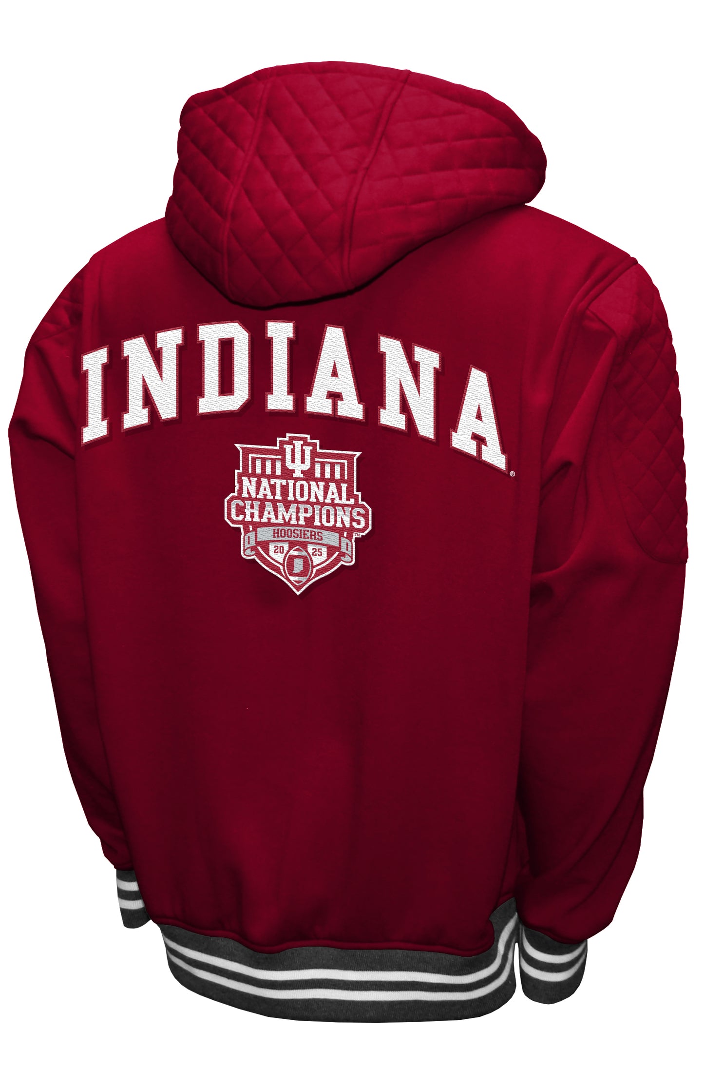 Indiana Hoosiers Franchise Club Mens 2025 National Champions Grind Hoodie Jacket