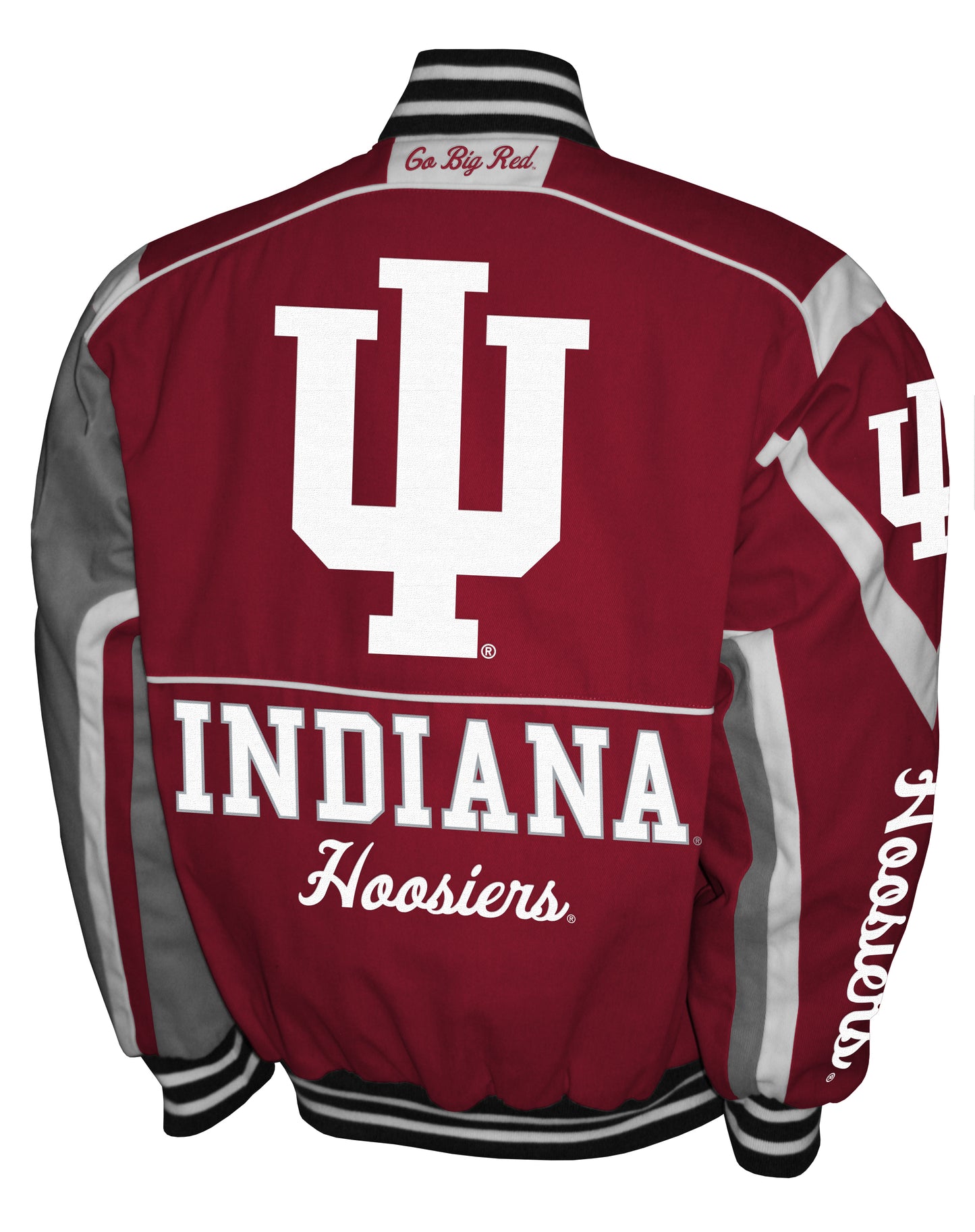 Indiana Hoosiers 2025 National Champions Mens Franchise Club Twill Button Up Jacket