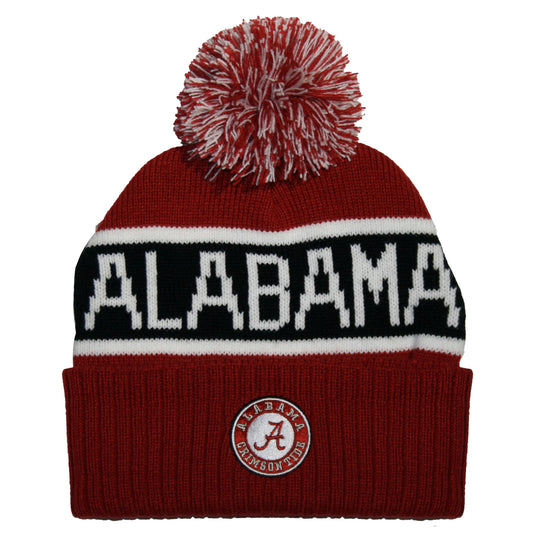 Alabama Crimson Tide Franchise Club Unisex Warrior Knit Hat with Pom