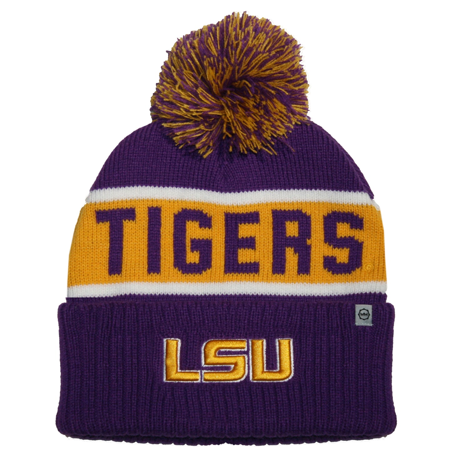 LSU Tigers Franchise Club Unisex Warrior Knit Hat with Pom