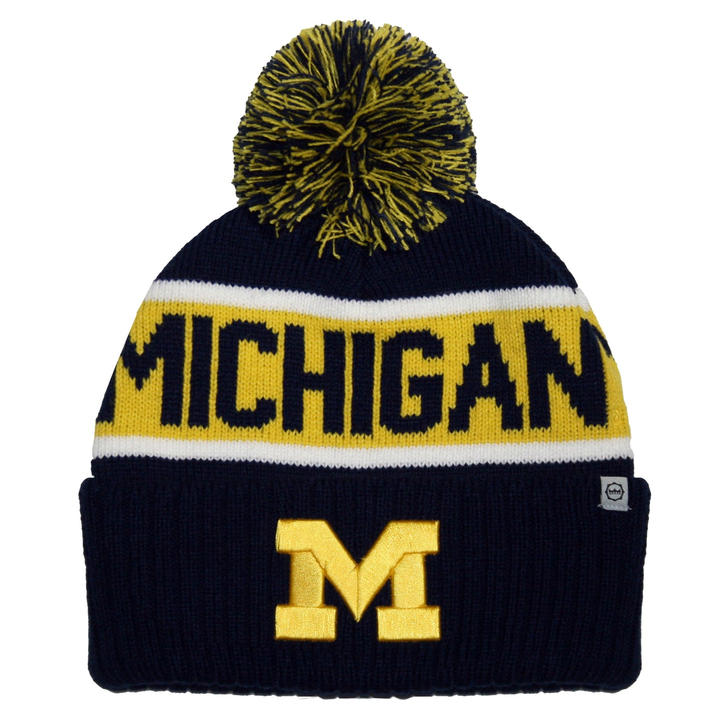 Michigan Wolverines Franchise Club Unisex Warrior Knit Hat with Pom