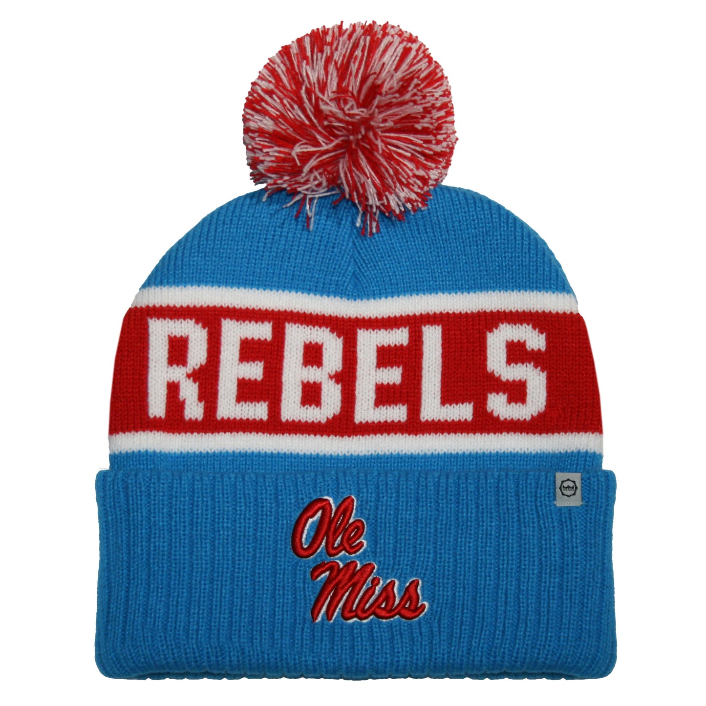 Ole Miss Rebels Franchise Club Unisex Warrior Knit Hat with Pom