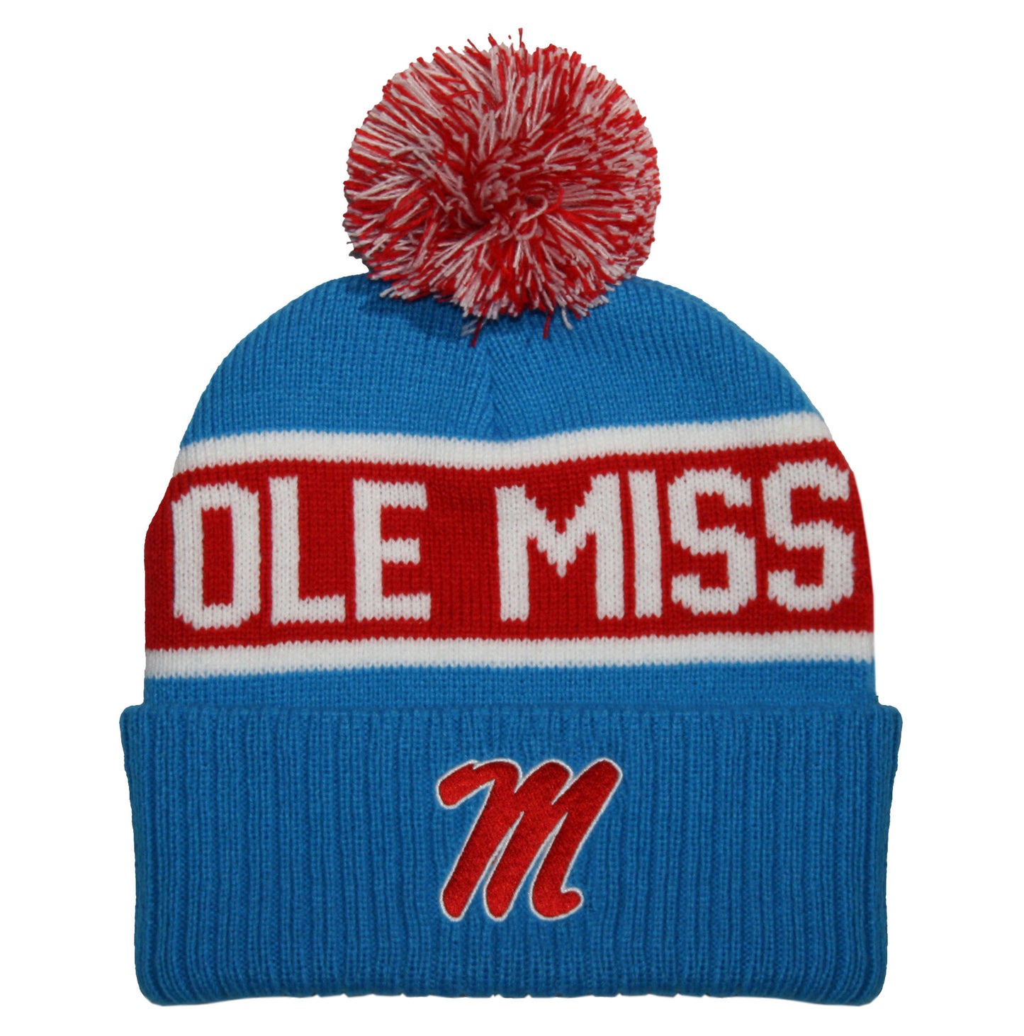 Ole Miss Rebels Franchise Club Unisex Warrior Knit Hat with Pom