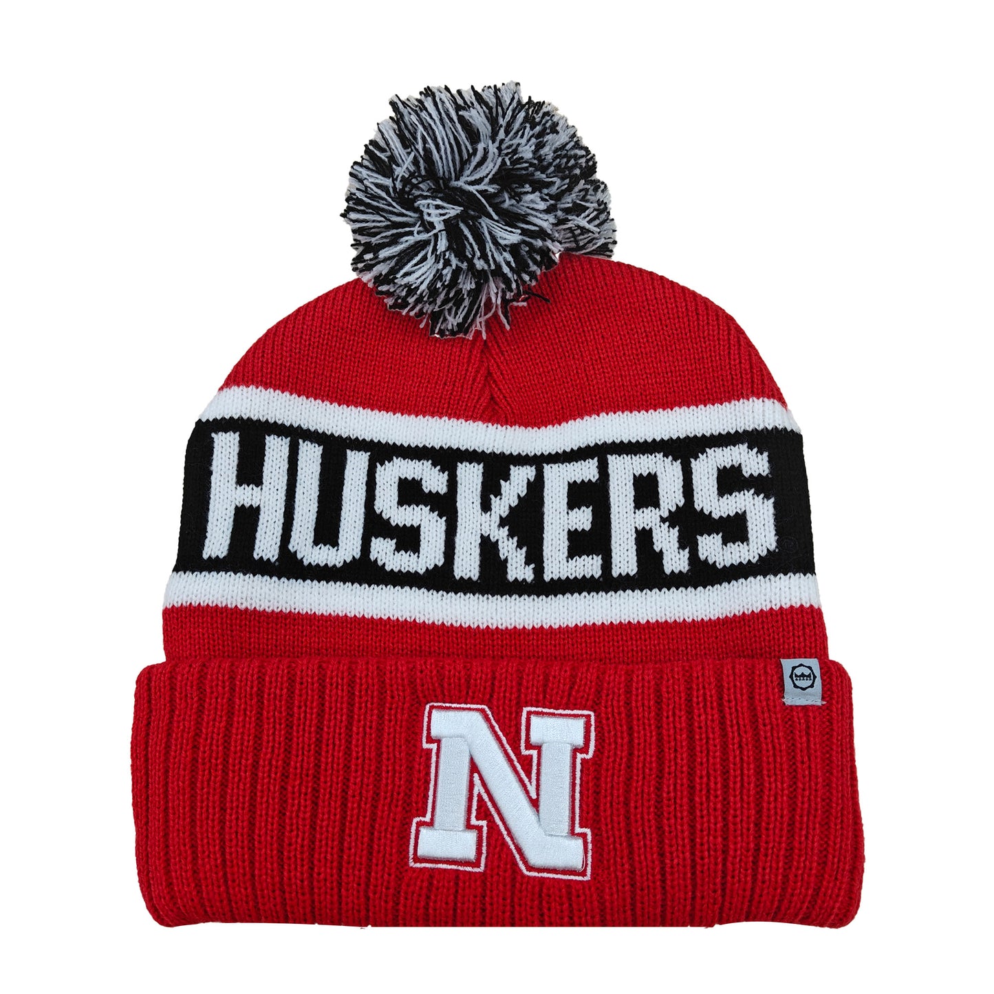 Nebraska Cornhuskers Franchise Club Unisex Warrior Knit Hat with Pom
