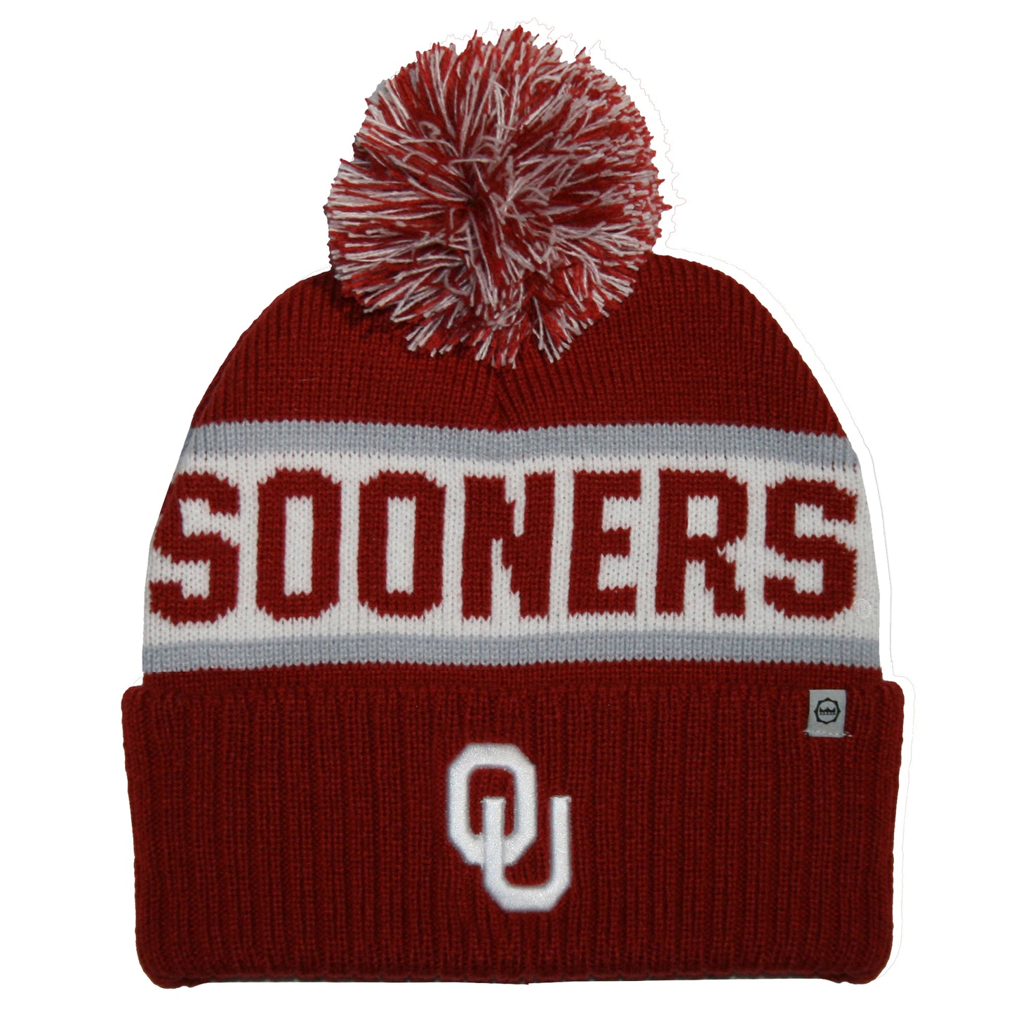 Oklahoma Sooners Franchise Club Unisex Warrior Knit Hat with Pom
