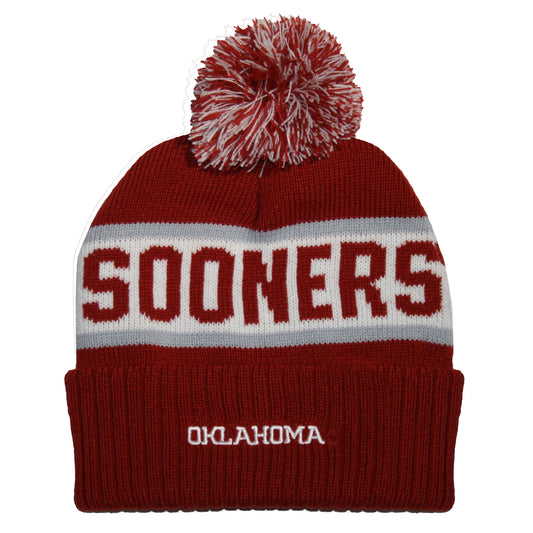 Oklahoma Sooners Franchise Club Unisex Warrior Knit Hat with Pom