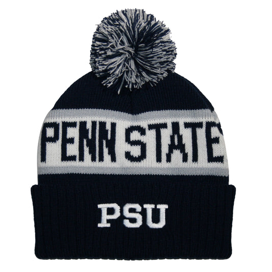 Penn State Nittany Lions Franchise Club Unisex Warrior Knit Hat with Pom