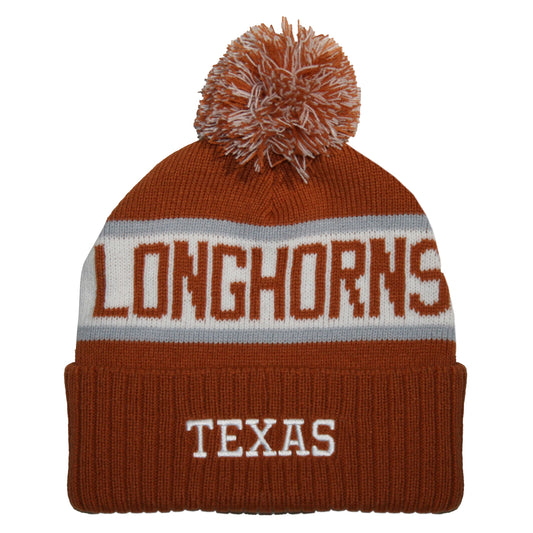 Texas Longhorns Franchise Club Unisex Warrior Knit Hat with Pom