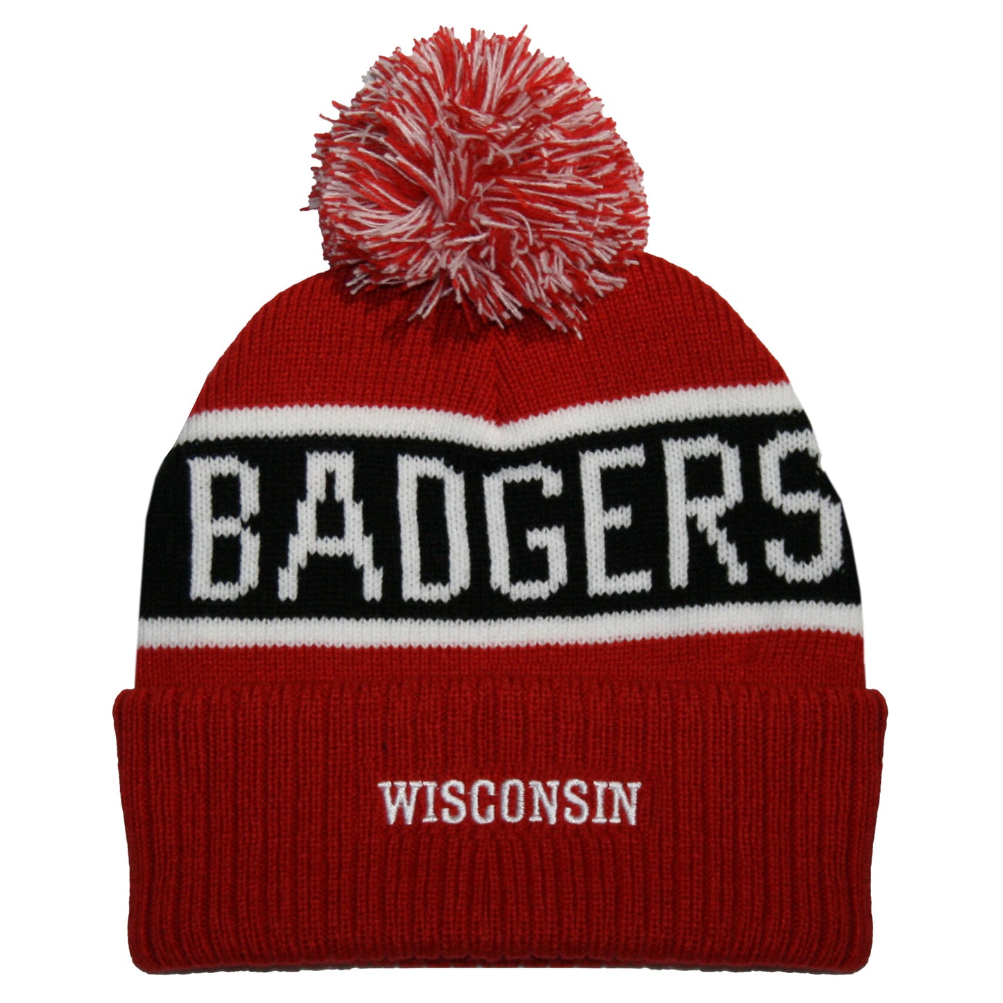 Wisconsin Badgers Franchise Club Unisex Warrior Knit Hat with Pom