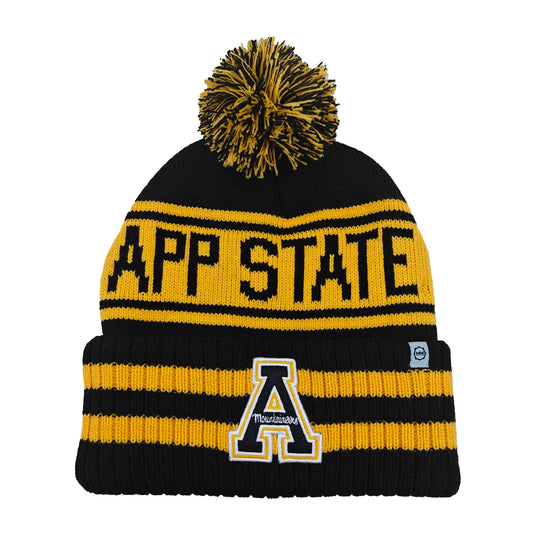 Appalachian State Mountaineers Franchise Club Unisex Rally Cry Knit Hat with Pom