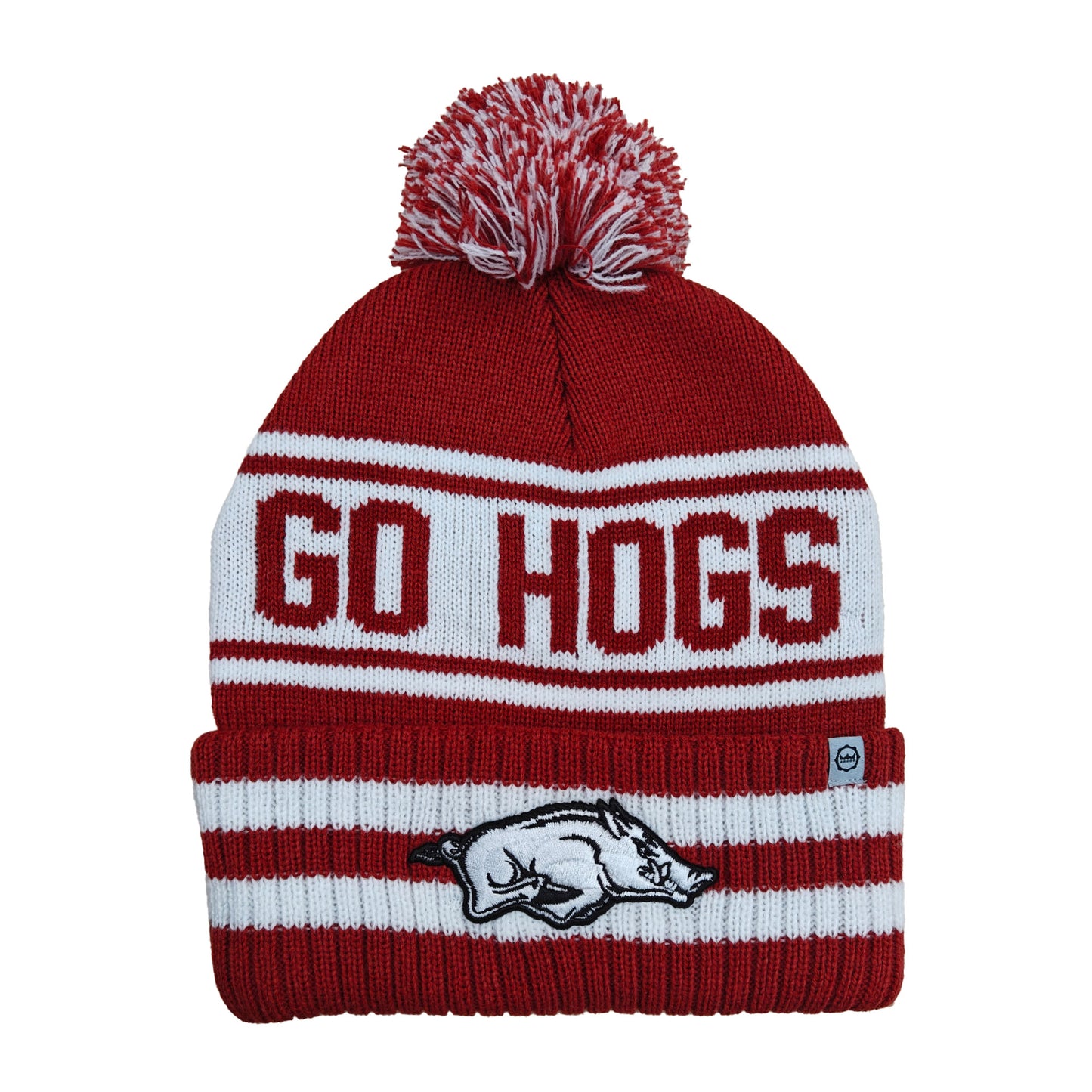 Arkansas Razorbacks Franchise Club Unisex Rally Cry Knit Hat with Pom