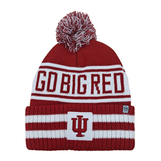 Indiana Hoosiers Franchise Club Unisex Rally Cry Knit Hat with Pom