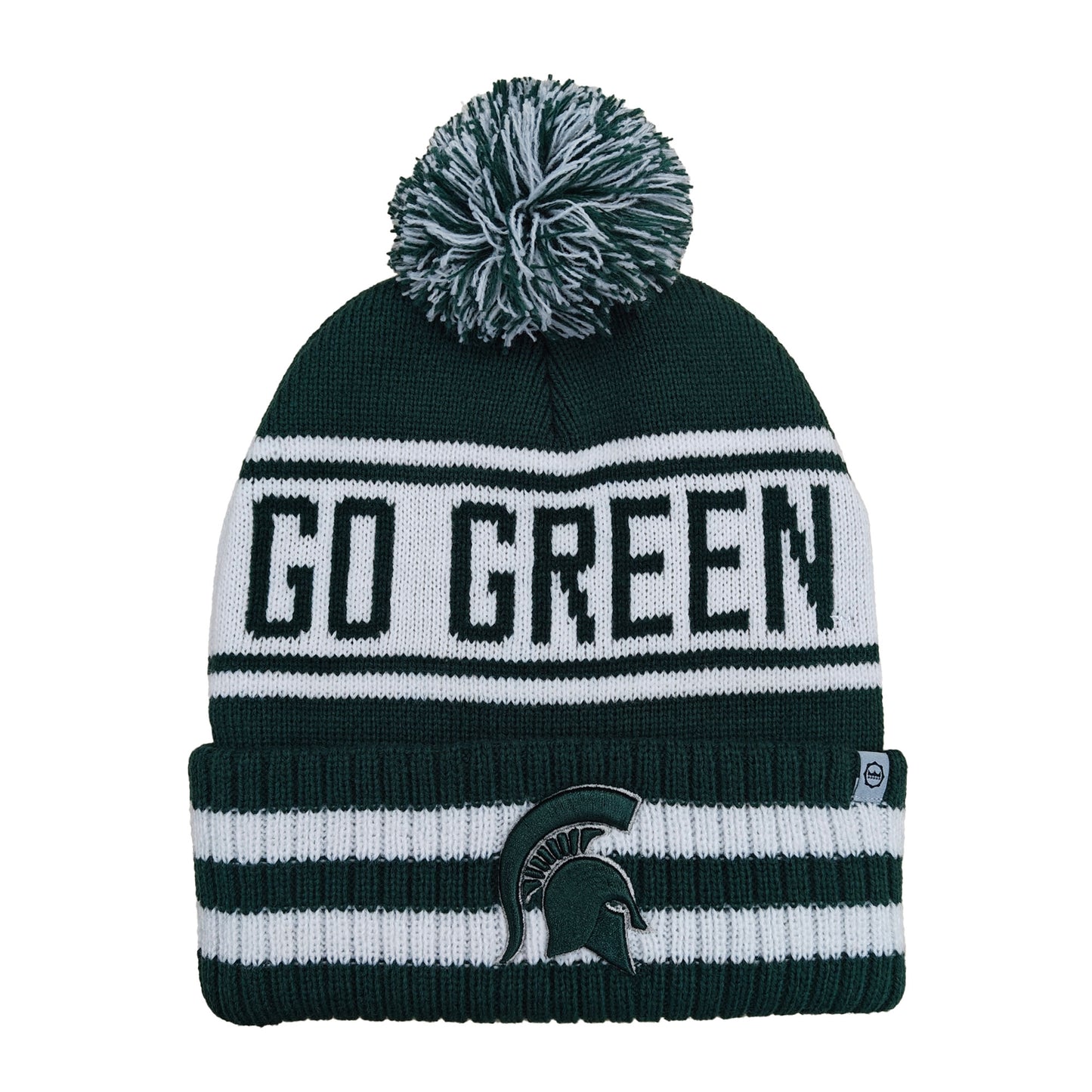 Michigan State Spartans Franchise Club Unisex Rally Cry Knit Hat with Pom