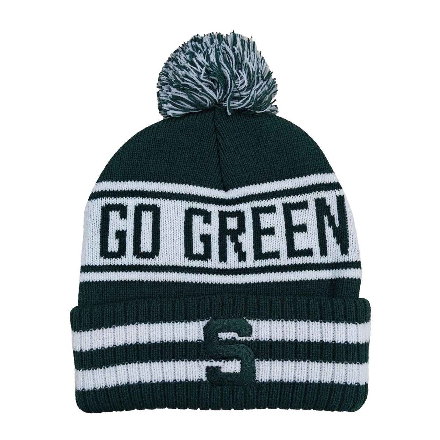 Michigan State Spartans Franchise Club Unisex Rally Cry Knit Hat with Pom