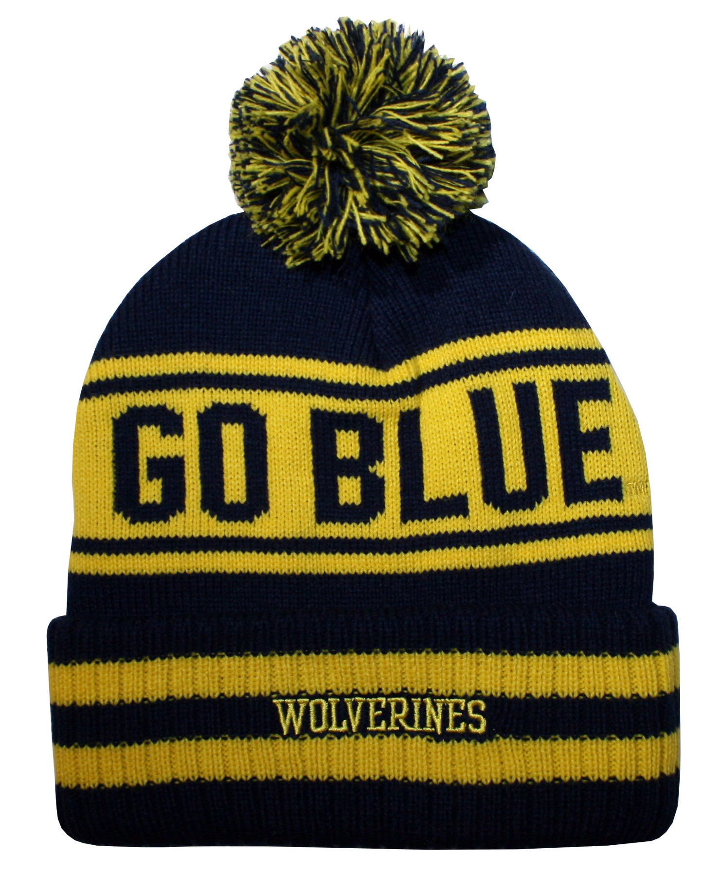 Michigan Wolverines Franchise Club Unisex Rally Cry Knit Hat with Pom