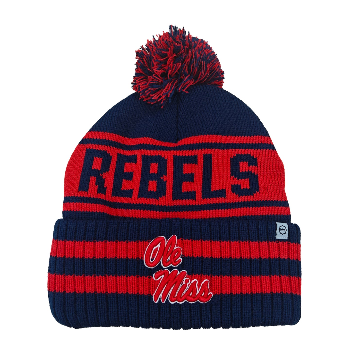 Ole Miss Rebels Franchise Club Unisex Rally Cry Knit Hat with Pom