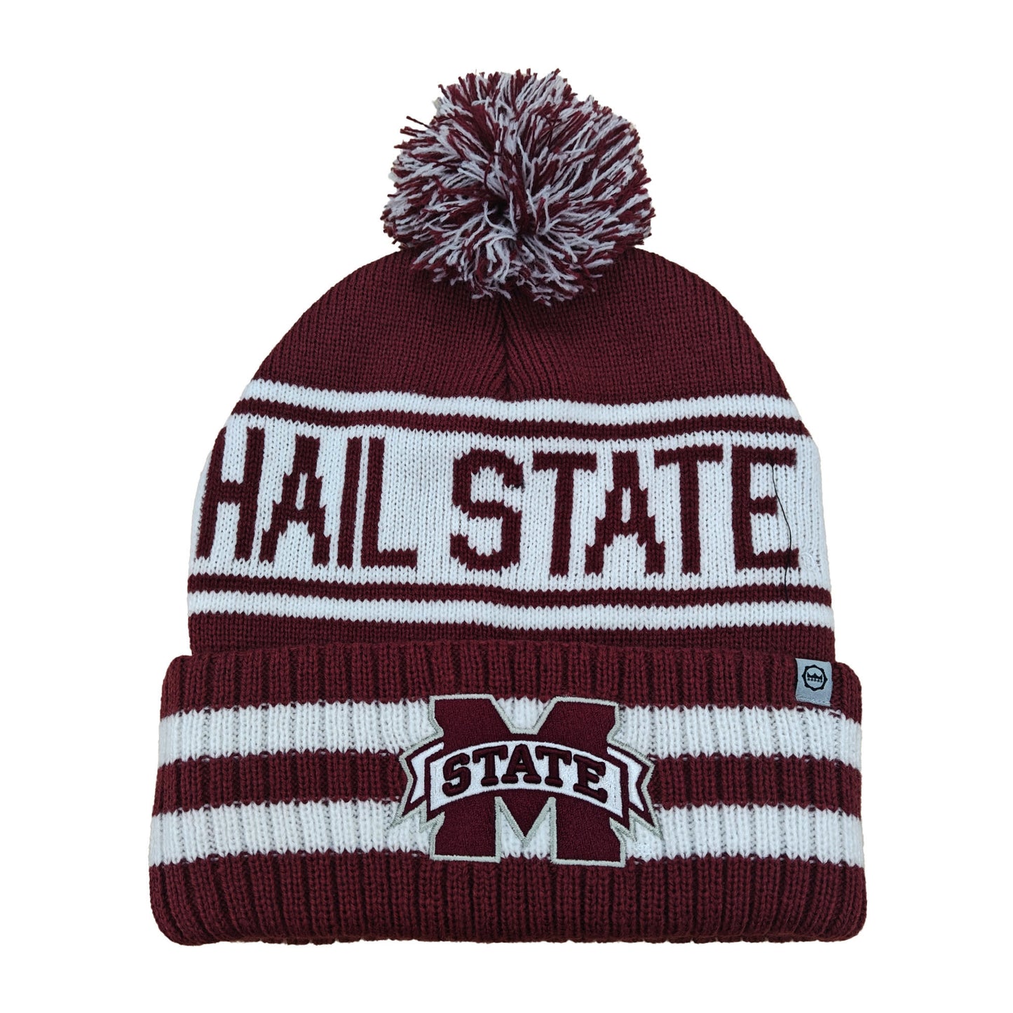 Mississippi State Bulldogs Franchise Club Unisex Rally Cry Knit Hat with Pom