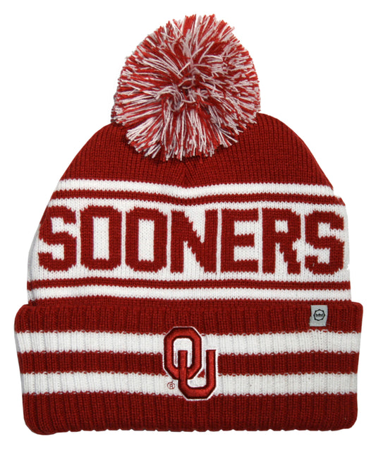 Oklahoma Sooners Franchise Club Unisex Rally Cry Knit Hat with Pom