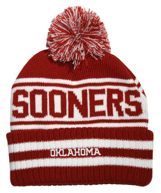 Oklahoma Sooners Franchise Club Unisex Rally Cry Knit Hat with Pom