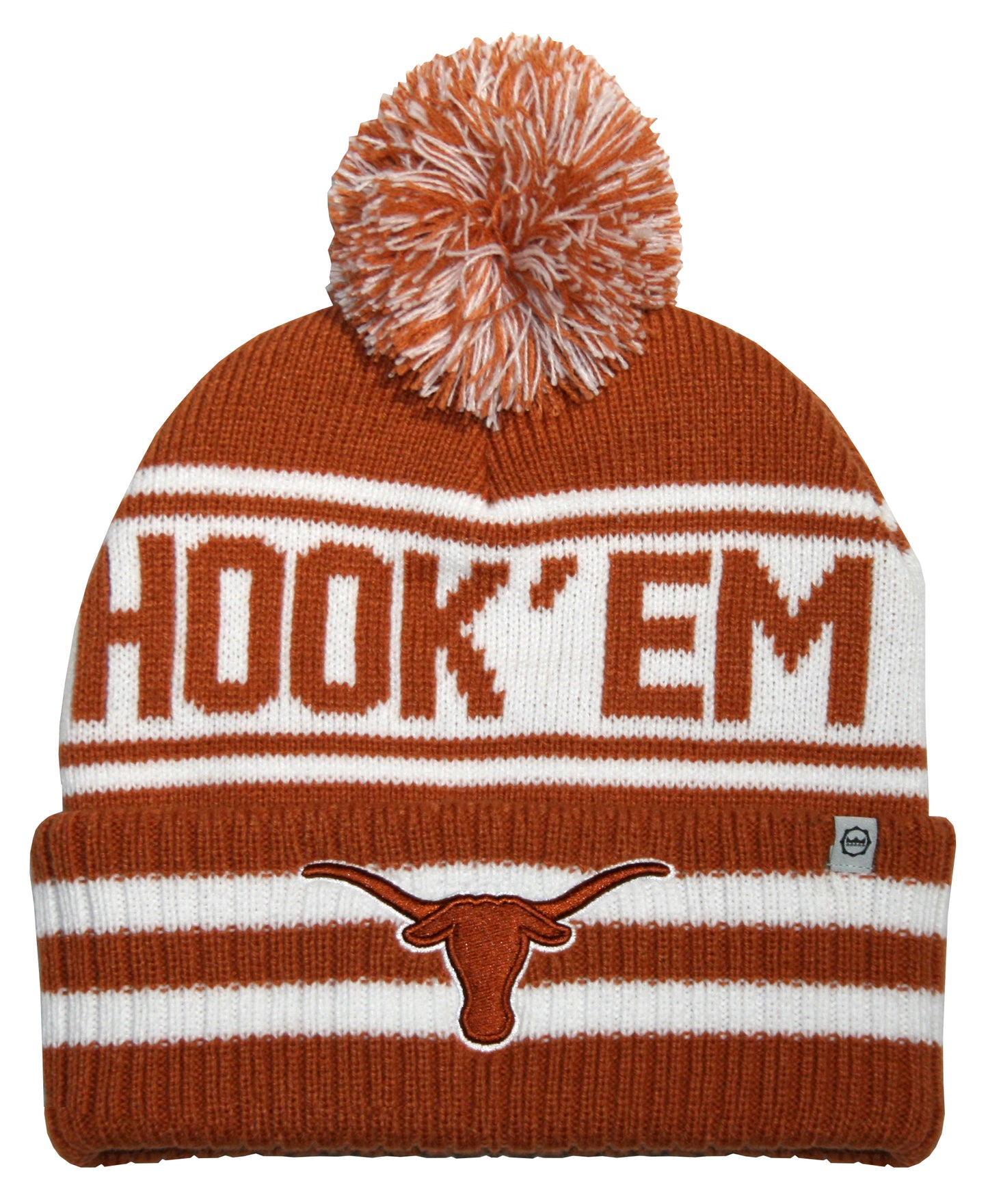 Texas Longhorns Franchise Club Unisex Rally Cry Knit Hat with Pom