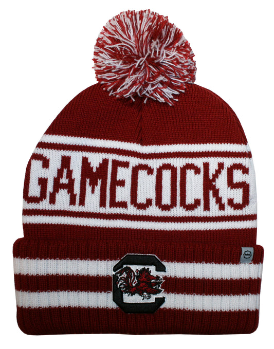 South Carolina Gamecocks Franchise Club Unisex Rally Cry Knit Hat with Pom