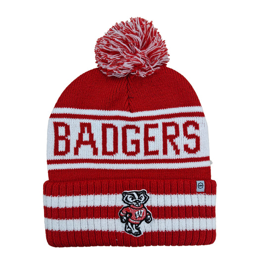 Wisconsin Badgers Franchise Club Unisex Rally Cry Knit Hat with Pom