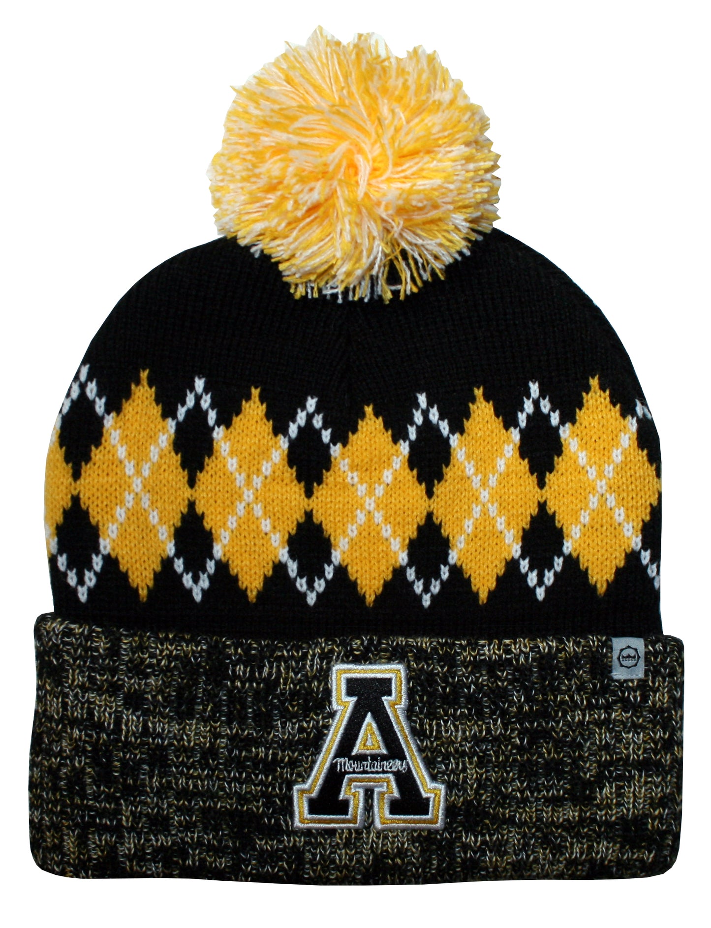 Appalachian State Mountaineers Franchise Club Unisex The Blur Knit Hat with Pom