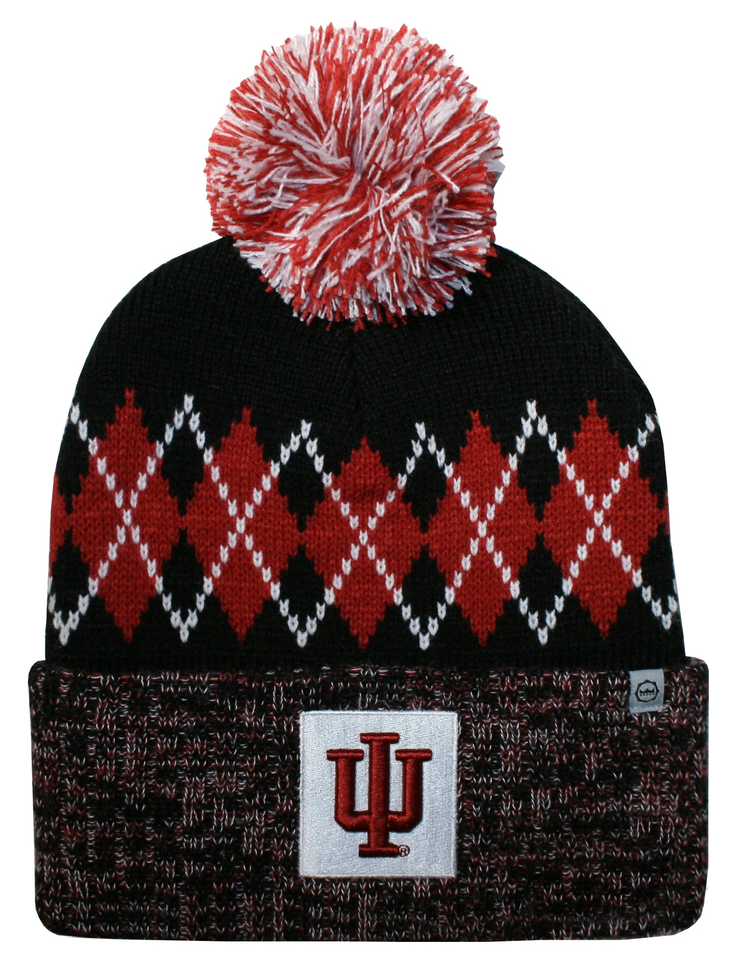 Indiana Hoosiers Franchise Club Unisex The Blur Knit Hat with Pom