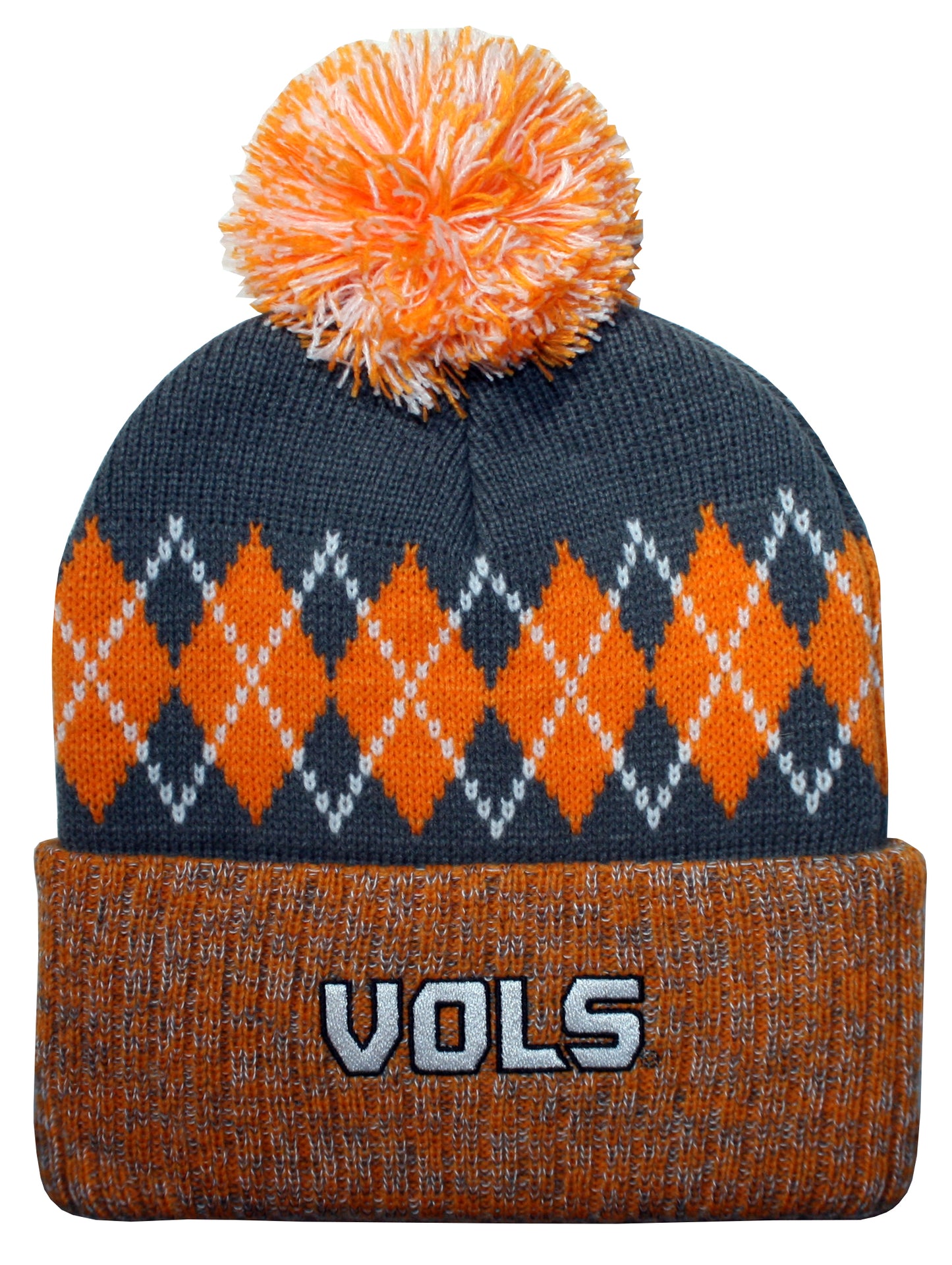 Tennessee Volunteers Franchise Club Unisex The Blur Knit Hat with Pom