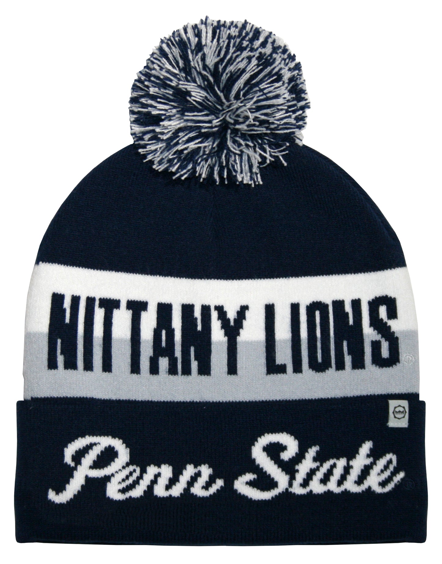 Penn State Nittany Lions Franchise Club Unisex Jaquard Knit Hat with Pom