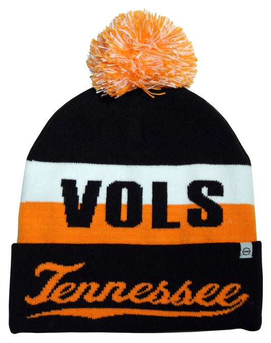 Tennessee Volunteers Franchise Club Unisex Jaquard Knit Hat with Pom