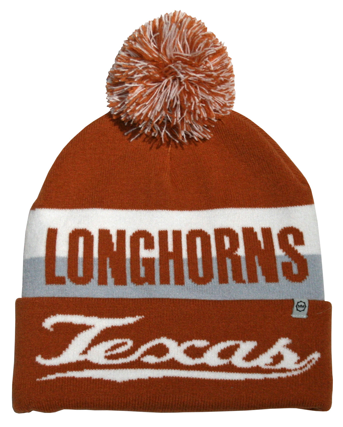Texas Longhorns Franchise Club Unisex Jaquard Knit Hat with Pom