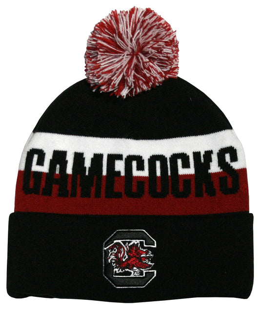 South Carolina Gamecocks Franchise Club Unisex Jaquard Knit Hat with Pom