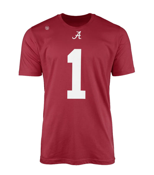 Alabama Crimson Tide NIL Kool-Aid McKinstry Dyme Lyfe Mens Player Name and Number T-Shirt