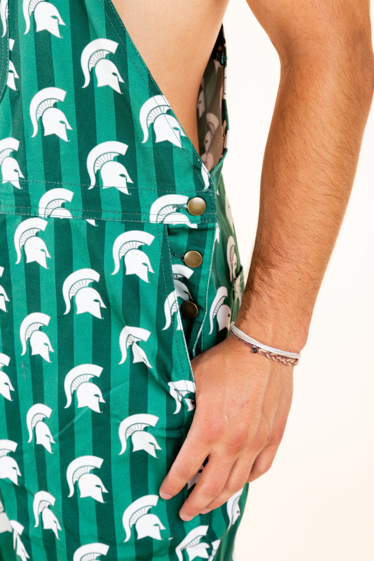 Michigan State Spartans Tellum and Chop College Denim Overall