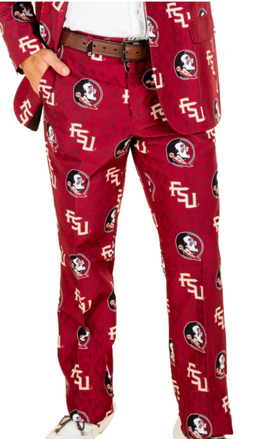 Florida State Seminoles Tellum and Chop Mens Gameday Suit Pants