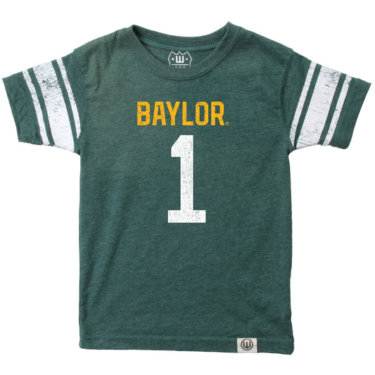 Baylor Bears Wes and Willy Youth Boys College Short Sleeve Jersey T-Shirt